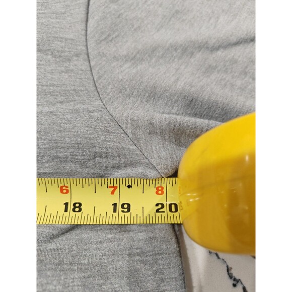 Vintage Y2K Nike Swoosh Zip Up Hoodie Gray Sweatshirt Orange Tag Women Large - Picture 14 of 15